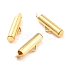 304 Stainless Steel Slide On End Clasp Tubes STAS-C044-08A-G-2