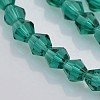 Faceted Bicone Glass Beads Strands EGLA-P017-3mm-09-3