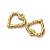 PVD Vacuum Plating 304 Stainless Steel Hammered Pendants STAS-P279-09G-2