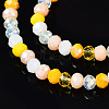 Electroplate Glass Beads Strands EGLA-T020-12D-5