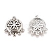 Tibetan Style Alloy Chandelier Components Links PALLOY-M186-06AS-RS-2