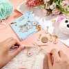 Flower Stitch Markers HJEW-AB00275-3