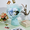 Polyester Pleated Wave Yarn Floral Bouquet Packaging DIY-WH0037-43D-5