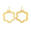 Rack Plating Brass Earrings EJEW-S219-01G-1