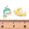 304 Stainless Steel Enamel Charms STAS-T065-50G-3