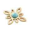 Synthetic Turquoise Pendants LS-STAS-I327-14G-03-2