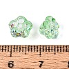 Electroplate Glass Beads Strands EGLA-T021-22F-4