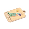 Tarot Alloy Enamel Pendants ENAM-A008-47KCG-03-2