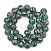 Handmade Gold Sand Lampwork Beads LAMP-T006-02E-2