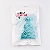 6/0 Baking Paint Glass Seed Beads X-SEED-S003-K10-3