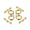 Tibetan Style Toggle Clasps X-GLF1408Y-2