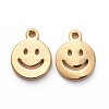 Ion Plating(IP)  304 Stainless Steel Charms STAS-G215-03G-1