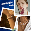 DIY Heart & Star & Imitation Pearl Plastic Stretch Bracelet Making Kit DIY-SC0025-70-5