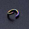 Ion Plating(IP) 201 Stainless Steel Open Jump Rings STAS-S105-JN511-A-2