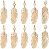 12Pcs Brass Pendants KK-BBC0027-66-7