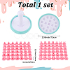 1 Bag Letter & Number PP Plastic Cookie Stamps DIY-SC0033-88-2