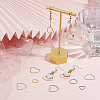 60Pcs 6 Style 304 Stainless Steel Linking Ring STAS-SC0004-53-4