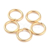 Rack Plating Brass Open Jump Rings X-KK-O139-18G-G-1