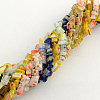 Handmade Millefiori Glass Bead Strands LK-R006-17-1
