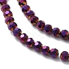 Electroplate Glass Beads Strands LS-EGLA-K015-09E-3