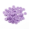 Flat Round Handmade Polymer Clay Beads CLAY-R067-6.0mm-01-4