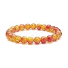 6Pcs 6 Color Bling Glass Round Beaded Stretch Bracelets Set for Women BJEW-JB08973-4
