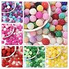 100Pcs 2 Styles Imitation Pearl Acrylic Beads OACR-YW0002-59-2