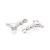 304 Stainless Steel Charms STAS-T067-89P-2