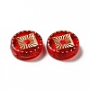 Transparent Plating Acrylic Beads X-OACR-L013-034A-2