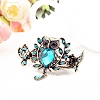 Alloy Rhinestone Claw Hair Clips PW-WG1CC66-03-1