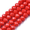 Electroplate Glass Beads Strands LS-EGLA-A044-P8mm-A22-1