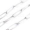 Tarnish Resistant 304 Stainless Steel Paperclip Chains CHS-F010-01C-P-01-2