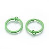 Spray Painted Iron Split Key Rings IFIN-L038-M-FF-2