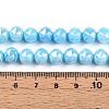 Anti-Tarnish Electroplate Glass Beads Strands GLAA-N010-8mm-01-4