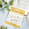 6Pcs Brass Micro Pave Clear Cubic Zirconia Pendants KK-BBC0020-48-5