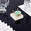 Square PU Leather Mineral Crystal Display Stands AJEW-WH0342-63-4