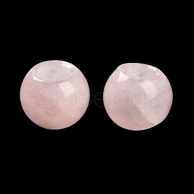 Natural & Synthetic Mixed Stone European Beads G-R488-01-1
