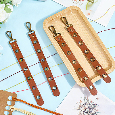 4Pcs Alloy Leather Threader AJEW-CL0005-55A-1