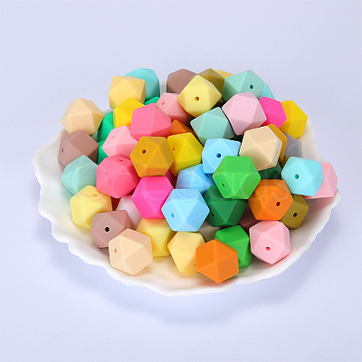 Hexagonal Silicone Beads SI-JX0020A-96-1