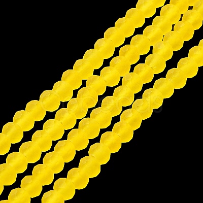 Transparent Glass Beads Strands EGLA-A034-T10mm-MD17-1