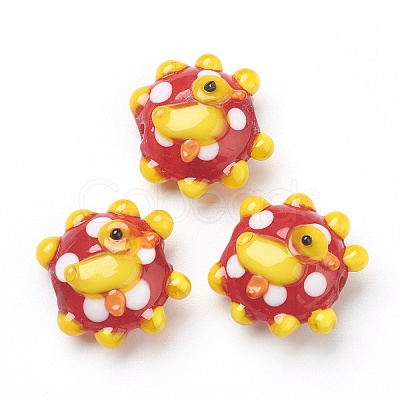 Handmade Lampwork Beads X1-LAMP-J092-01E-1