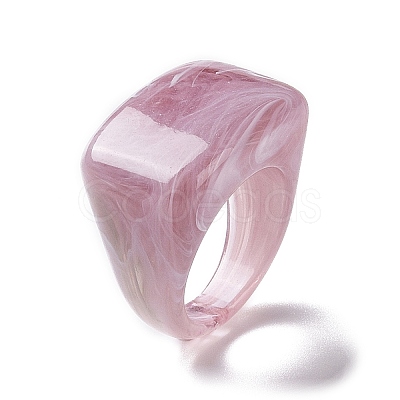 Resin Finger Rings RJEW-Z007-01I-1