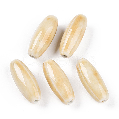 Handmade Porcelain Beads PORC-N008-07Q-1