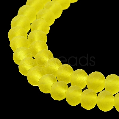 Transparent Glass Beads Strands X1-EGLA-A034-T8mm-MD29-1