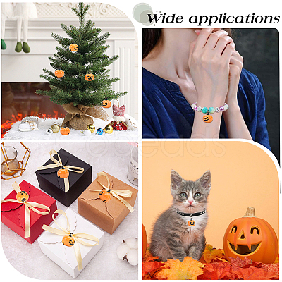 20Pcs Halloween Pumpkin Bell KKB-GF0001-01-1
