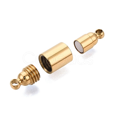 304 Stainless Steel Magnetic Clasps STAS-N127-03G-1