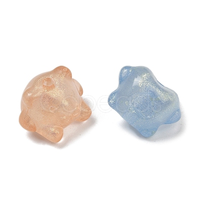 Luminous Transparent Acrylic Beads OACR-B031-19-1