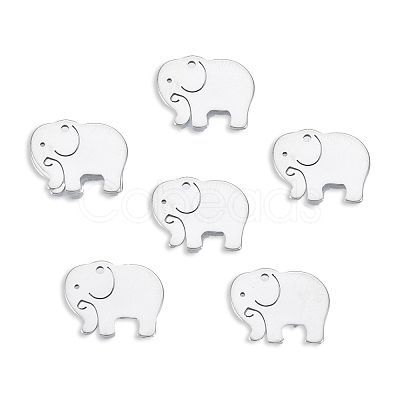 Non-Tarnish 201 Stainless Steel Charms STAS-N098-126P-1