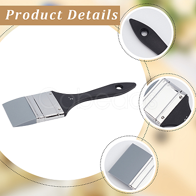1Pc Silicone Brushes with Wooden Handle AJEW-GF0012-92B-1