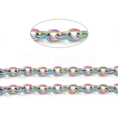 304 Stainless Steel Cable Chains CHS-L020-040M-1
